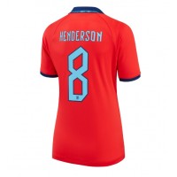 Englanti Jordan Henderson #8 Vieraspaita Naiset MM-kisat 2022 Lyhythihainen